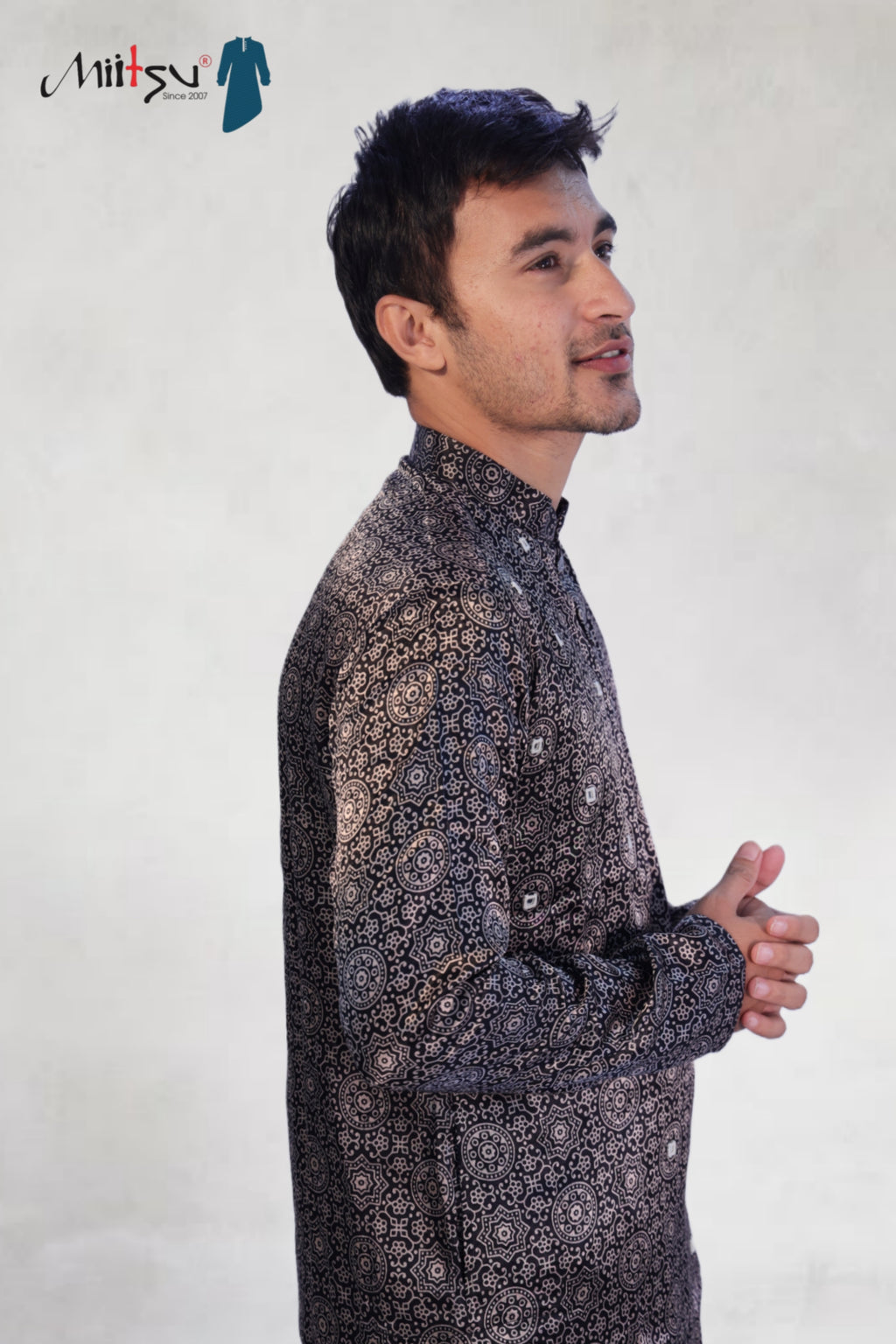 Ebony Royal Printed Kurta (2790)