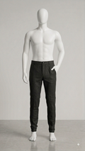 Men's Slim-Fit Pleated Trousers(0565)
