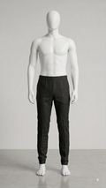 Men's Slim-Fit Pleated Trousers(0565)