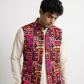 Men's Embroidered Nehru Jacket(5252)