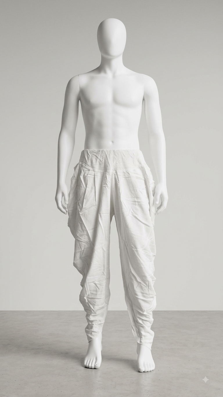 Pristine Pleated Cowl Pants(6666)