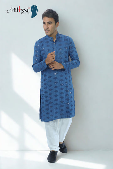 Ethnic Motifs Sequinned Kurta (2727)