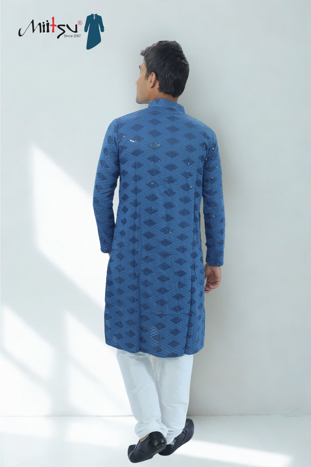 Ethnic Motifs Sequinned Kurta (2727)