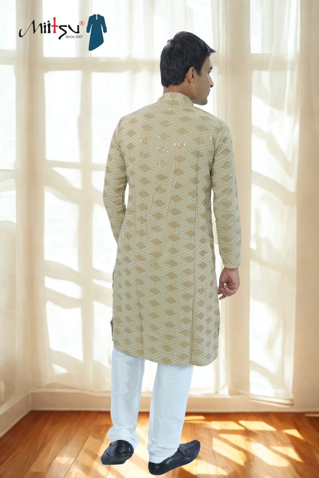 Ethnic Motifs Sequinned Kurta (2727)