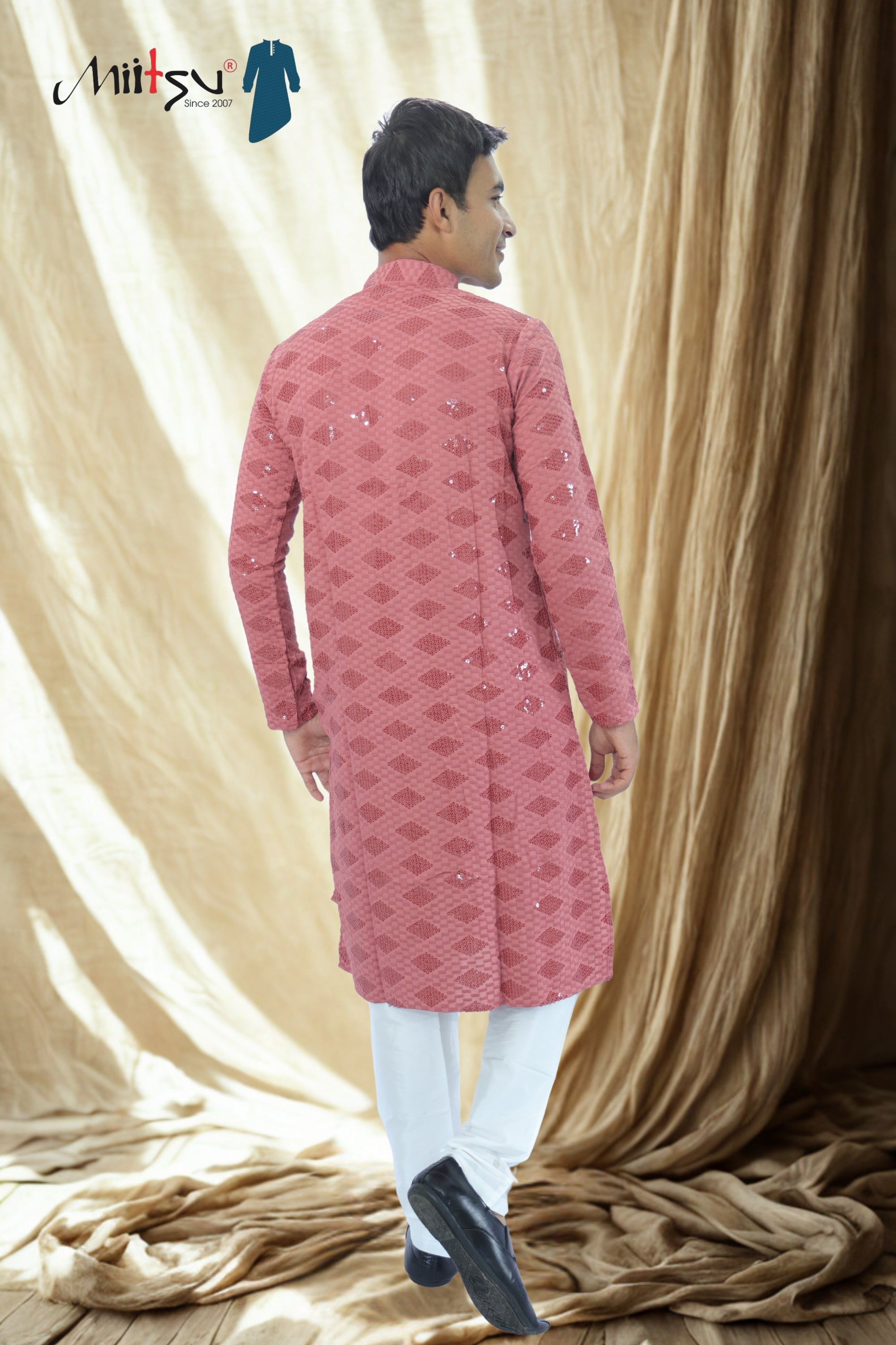 Ethnic Motifs Sequinned Kurta (2727)