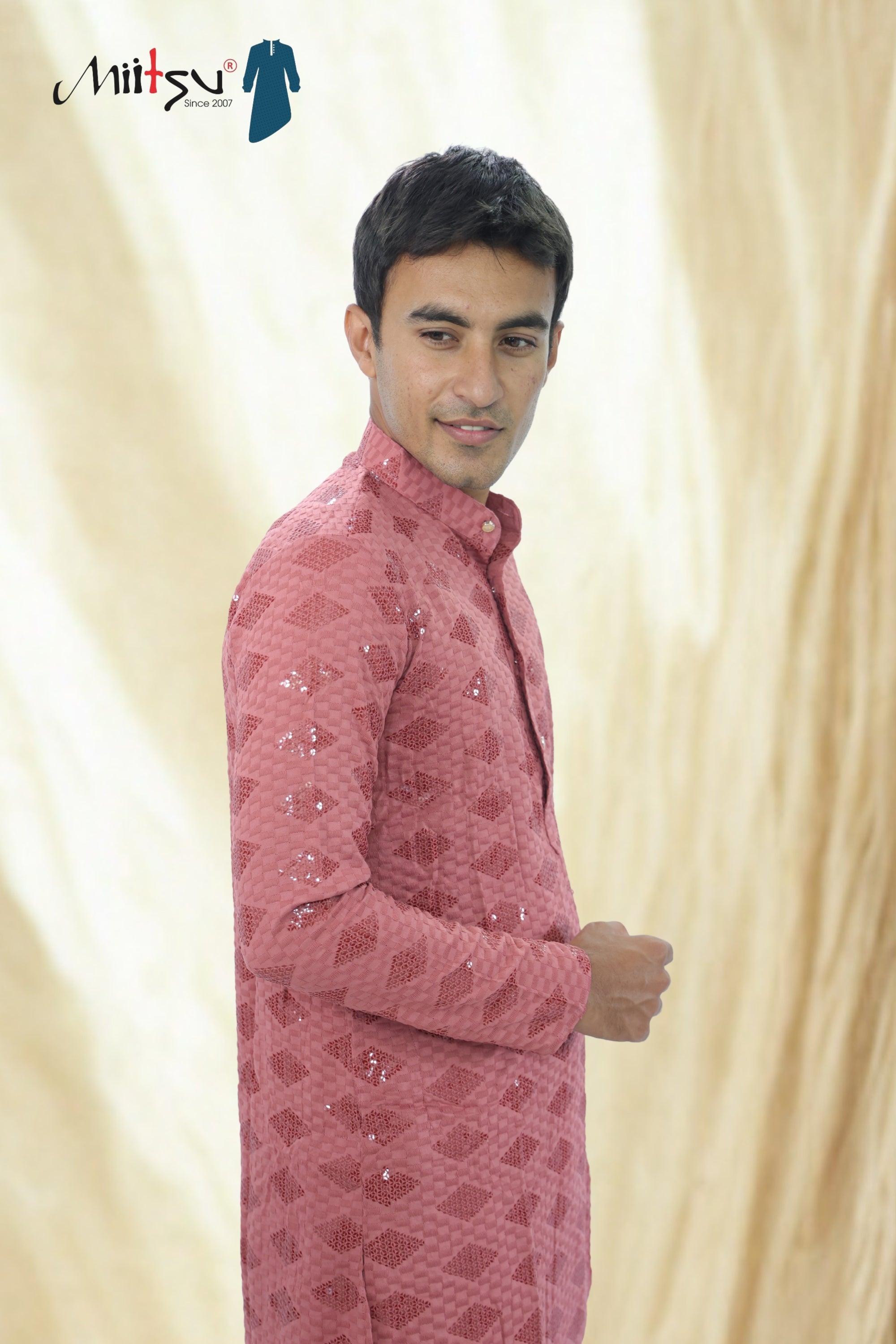 Ethnic Motifs Sequinned Kurta (2727)