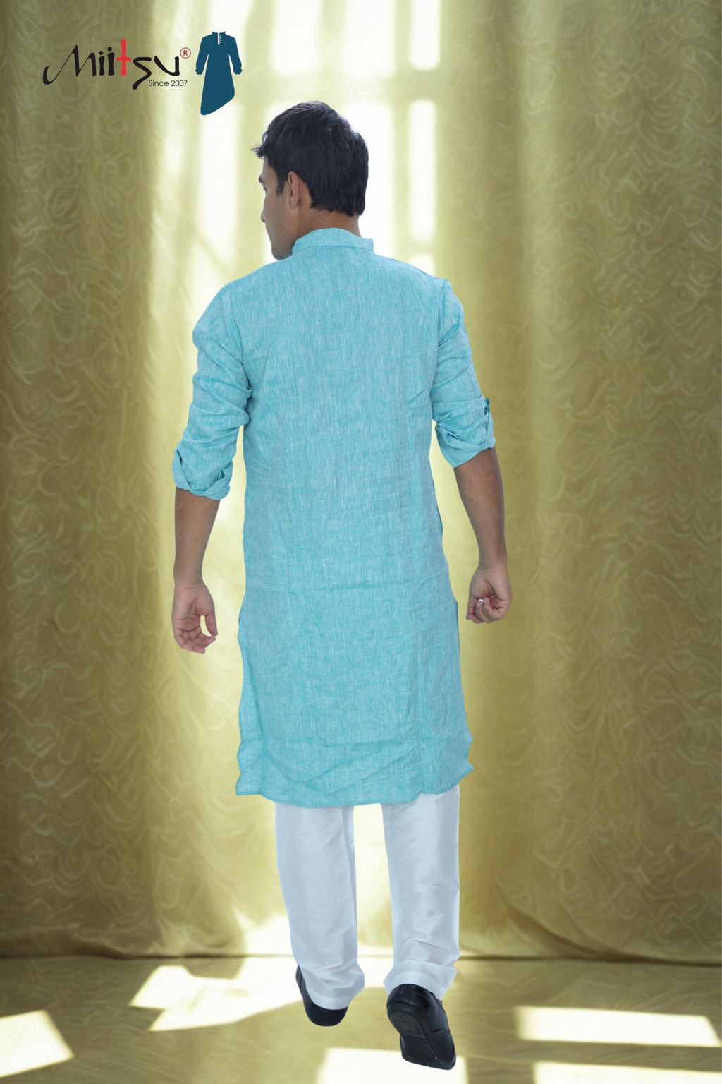 Aqua Calm Lilen Kurta (LL101)
