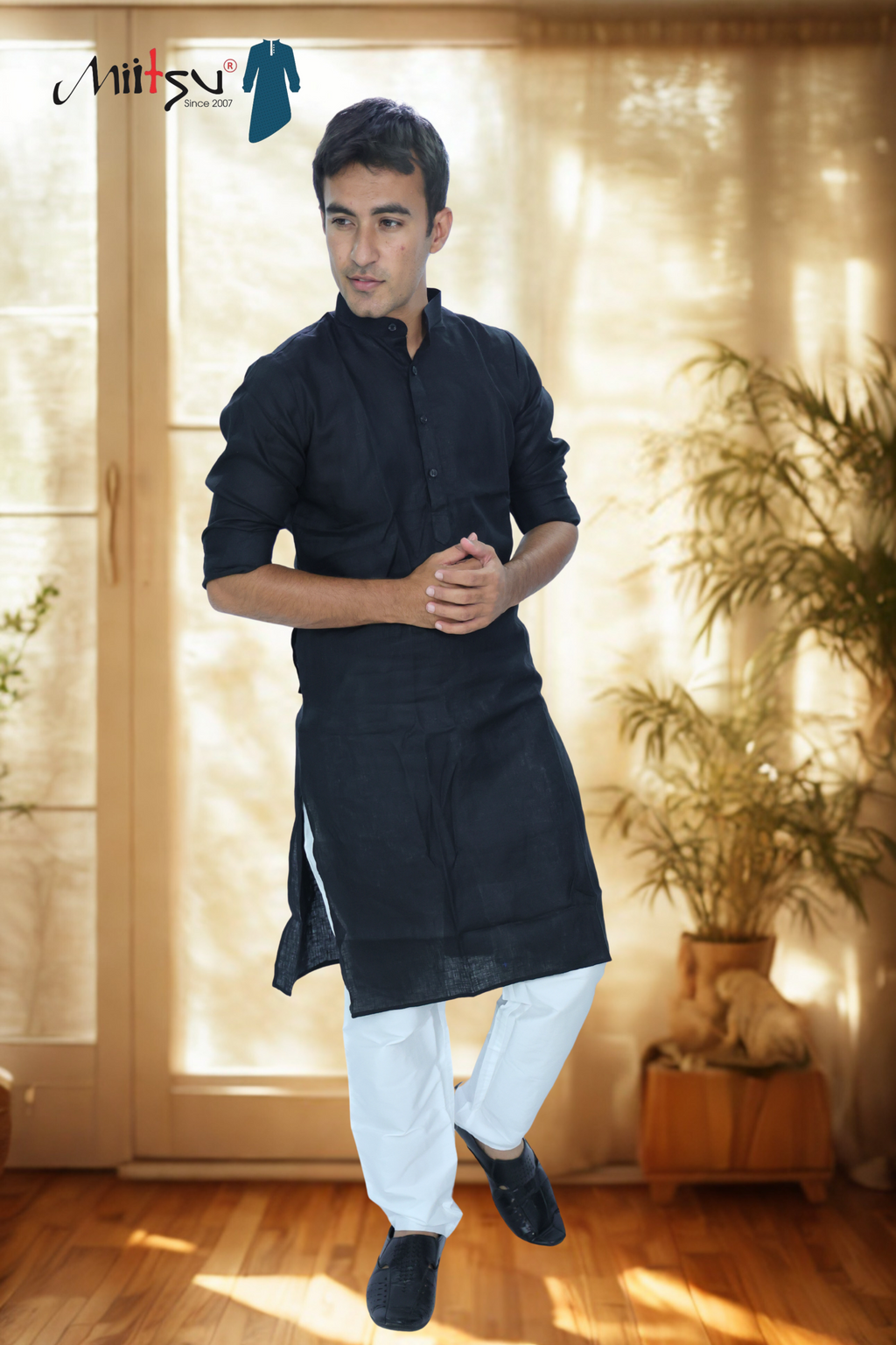 Noir Classic Lilen Kurta (LL01)