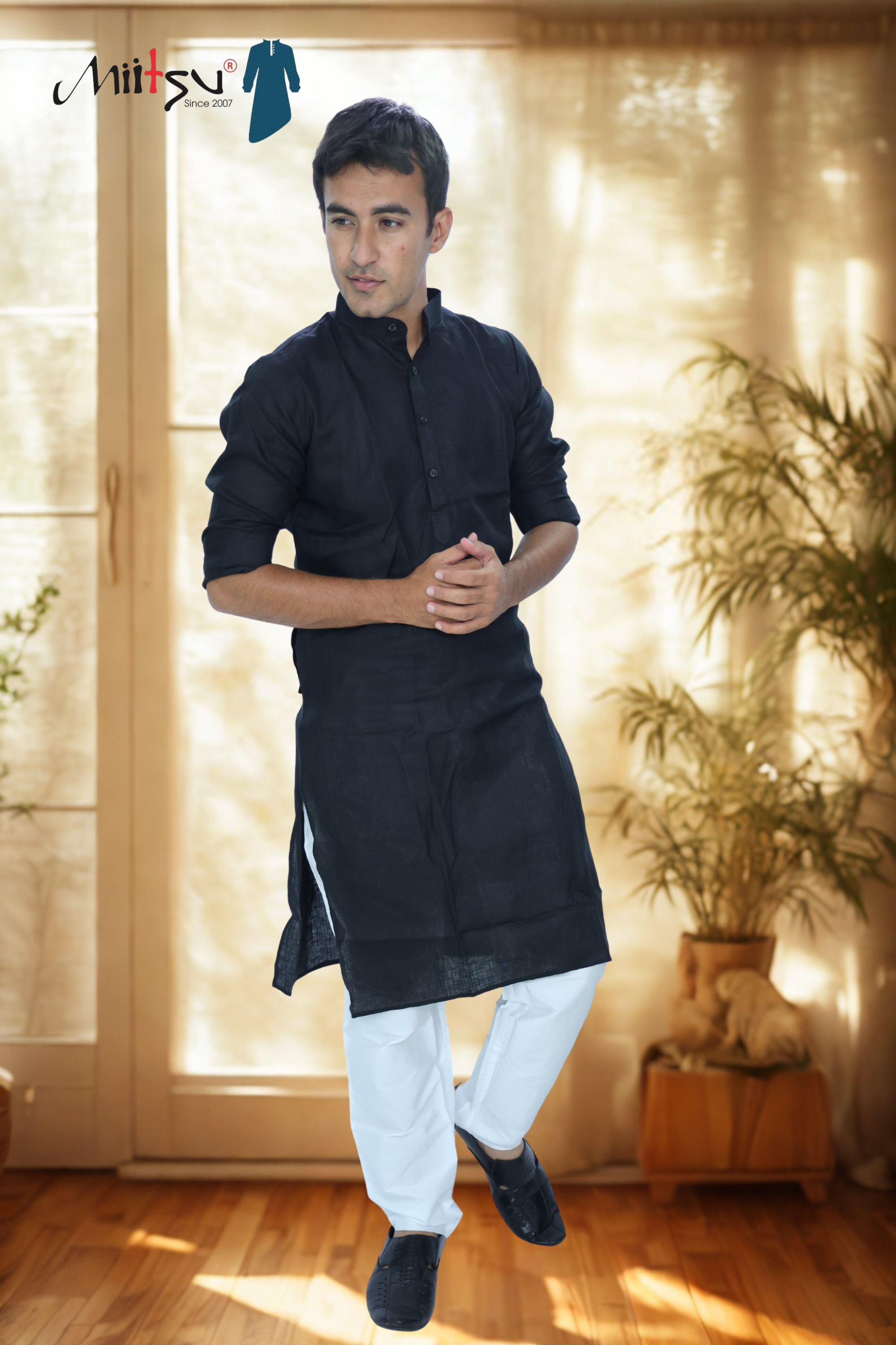 Noir Classic Lilen Kurta (LL01)