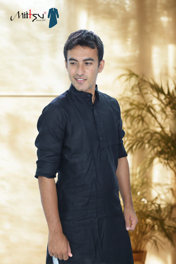 Noir Classic Lilen Kurta (LL01)