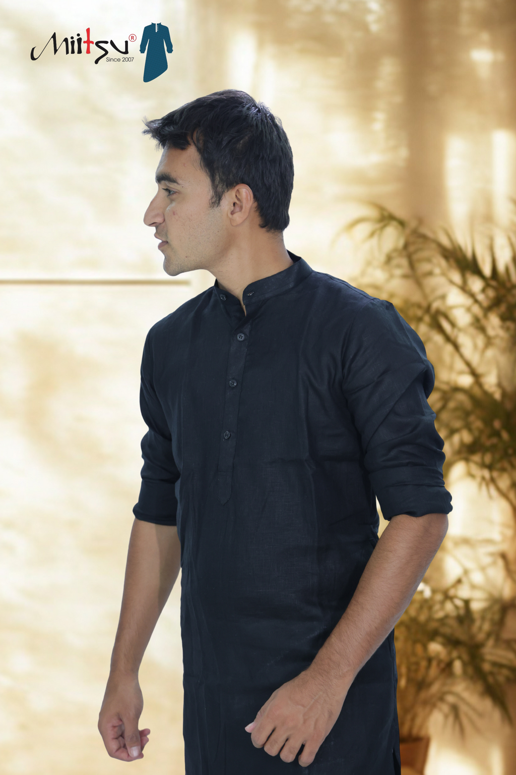 Noir Classic Lilen Kurta (LL01)