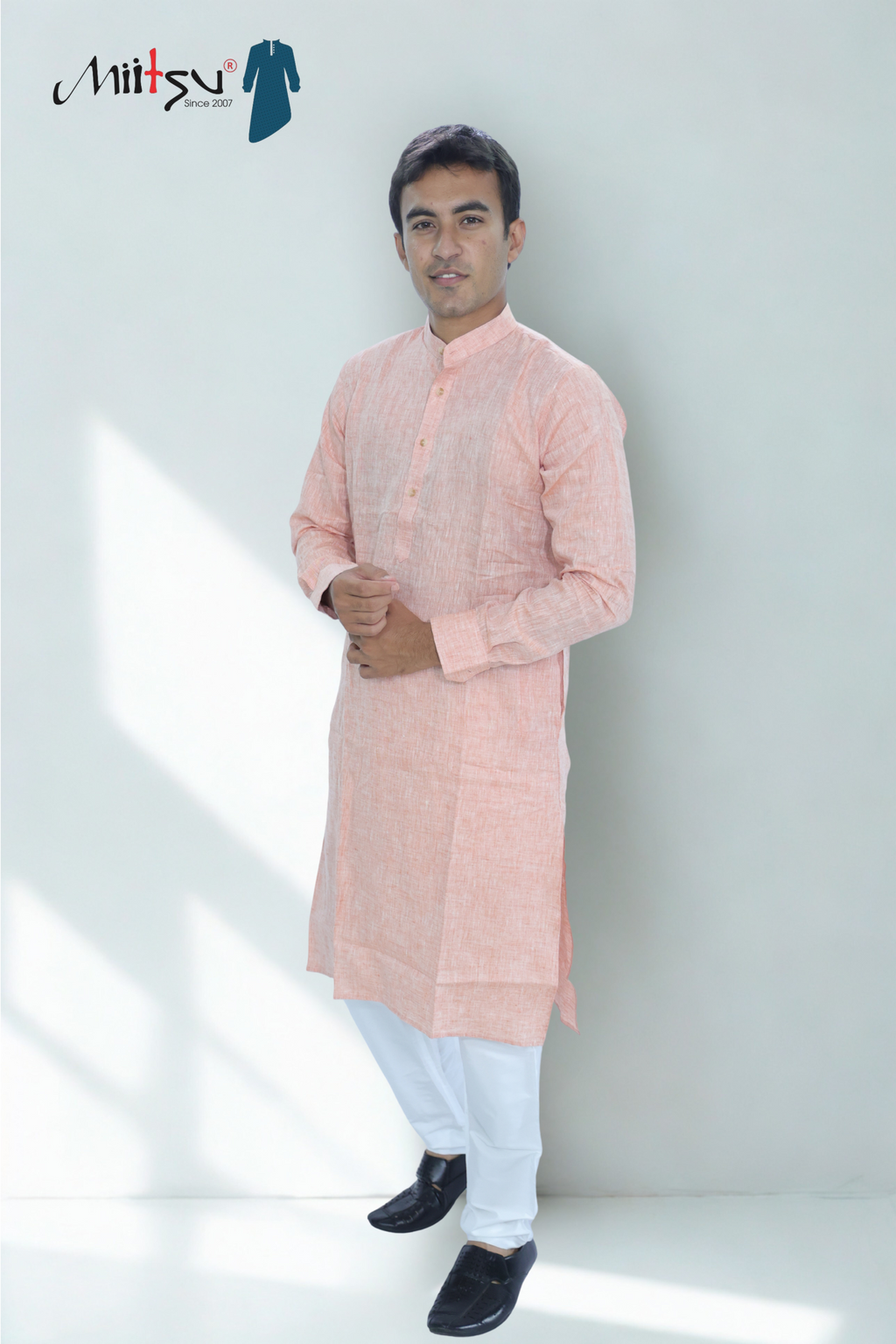 Blush Breeze Lilen Kurta (LL01)