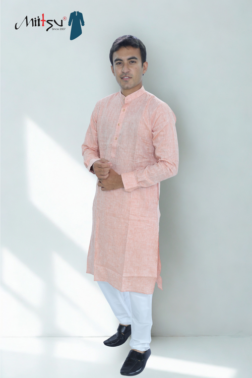 Blush Breeze Lilen Kurta (LL01)