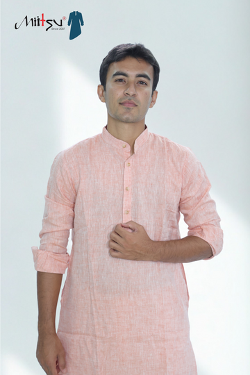 Blush Breeze Lilen Kurta (LL01)