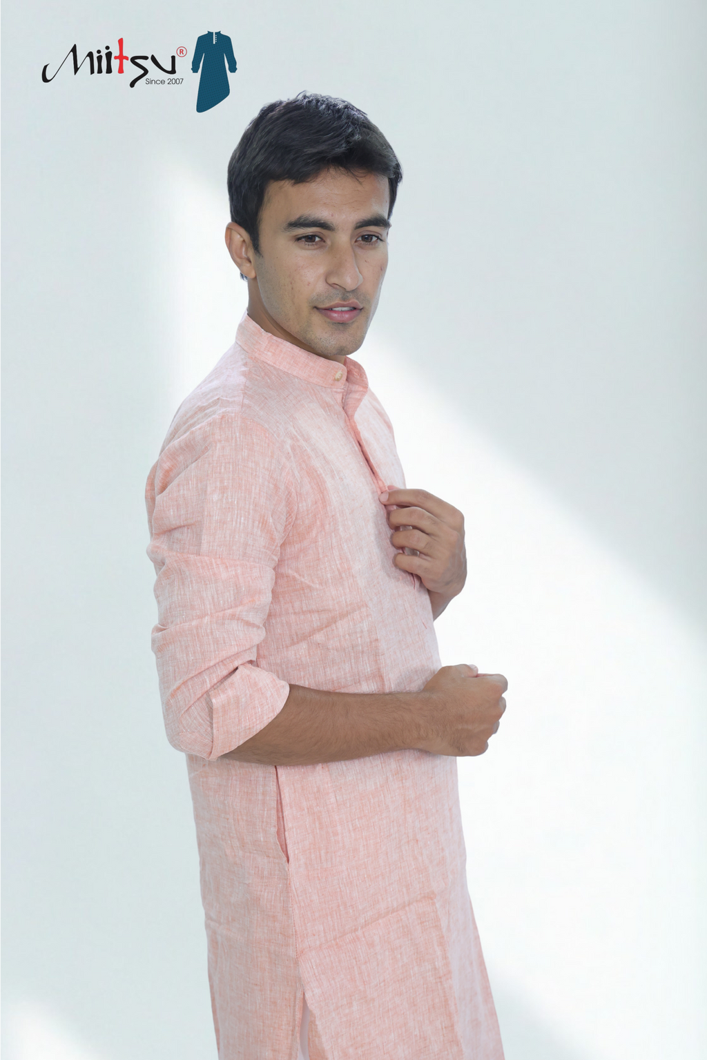 Blush Breeze Lilen Kurta (LL01)