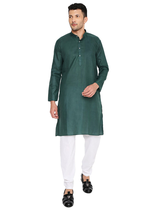 Bottle Green Kurta Set (1134)