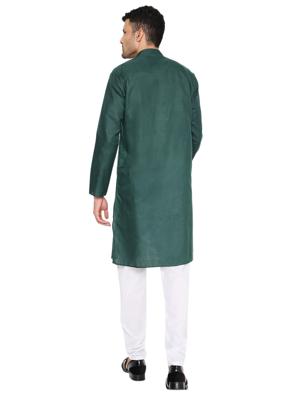 Bottle Green Kurta Set (1134)