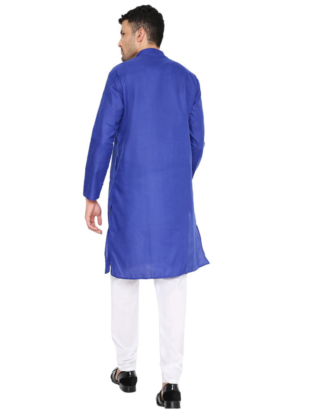 Royal Blue Plian Kurta Set (1133)