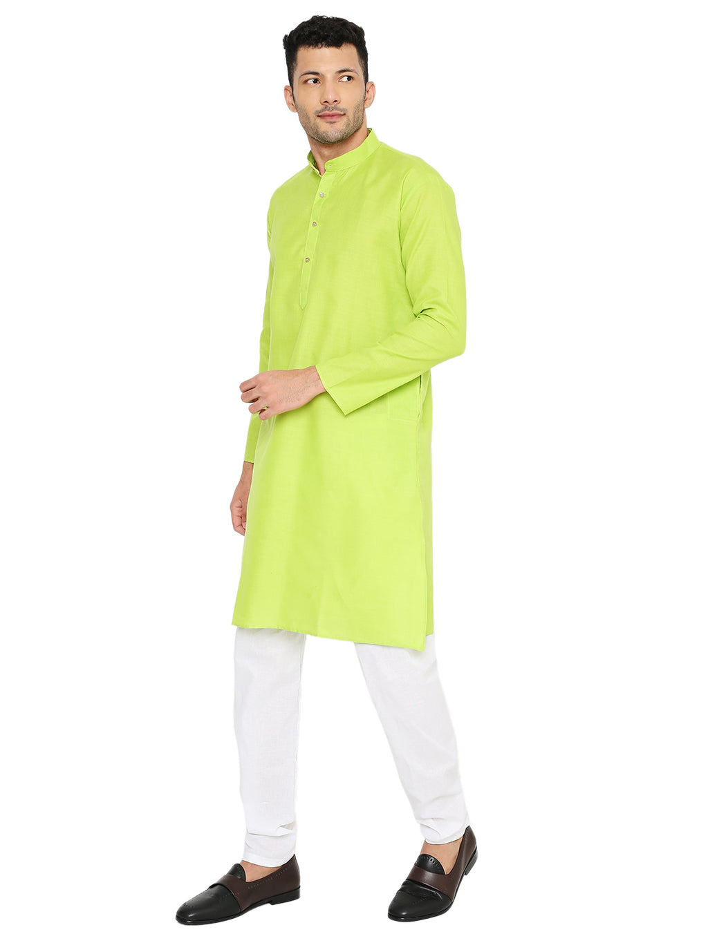 Parrot Plain Kurta Set (1148)