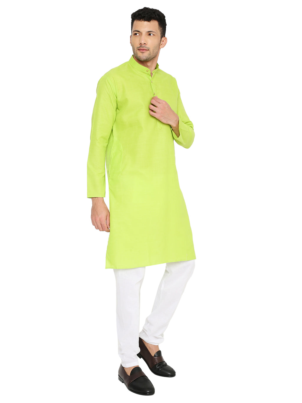 Parrot Plain Kurta Set (1148)