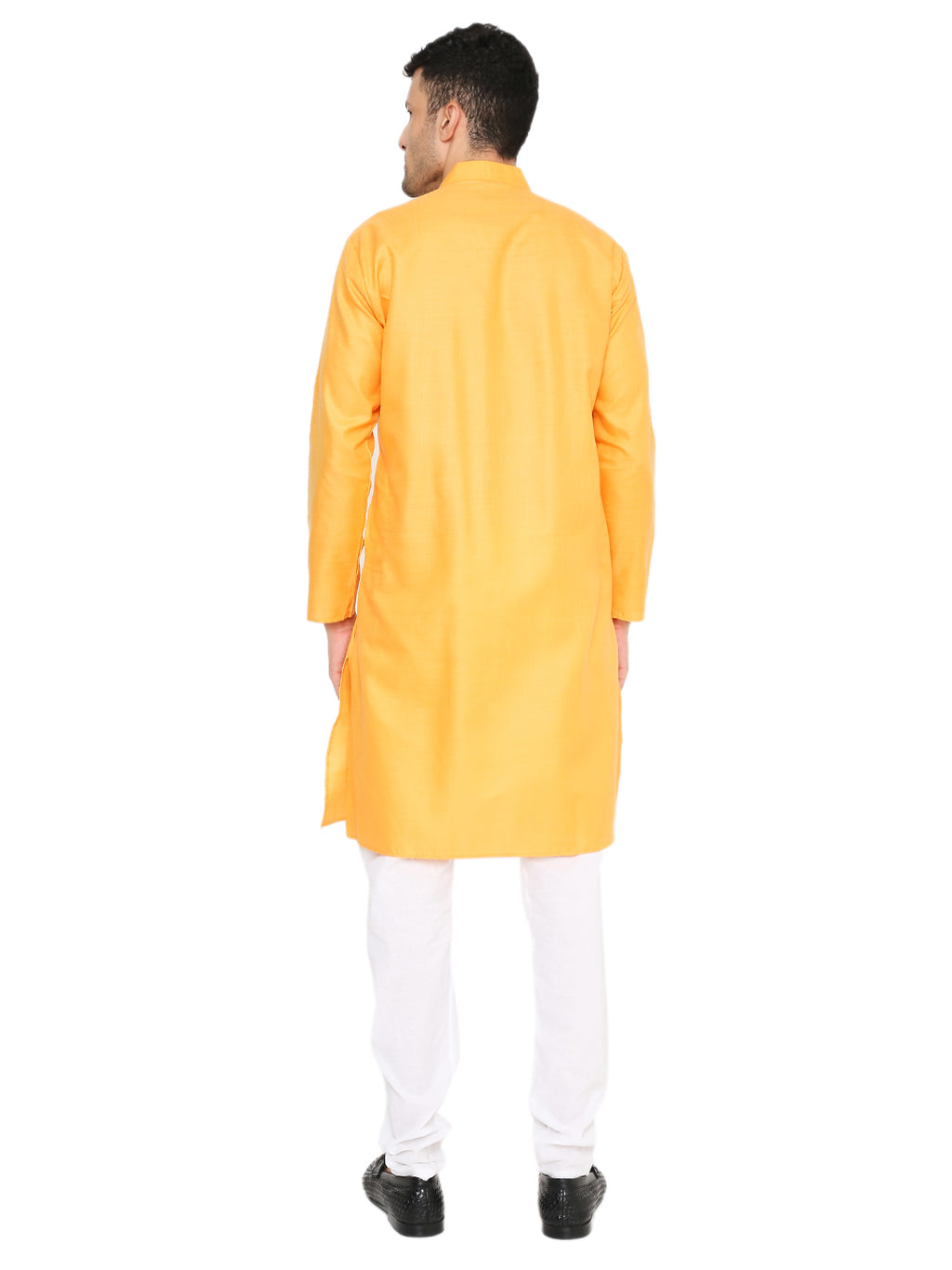 Golden Yellow Plain Kurta Set (1141)