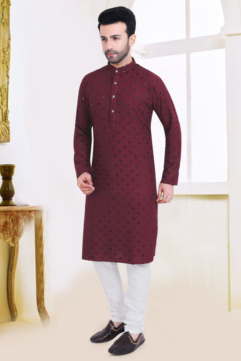 Premium Chikankari Lucknowi Kurta