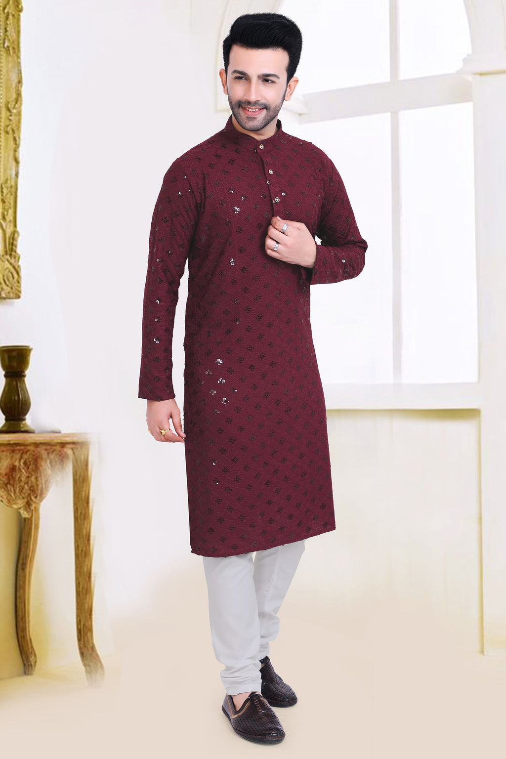 Premium Chikankari Lucknowi Kurta