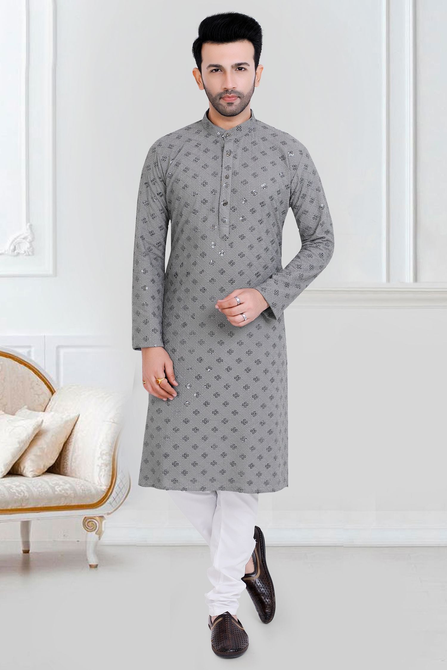 Premium Chikankari Lucknowi Kurta
