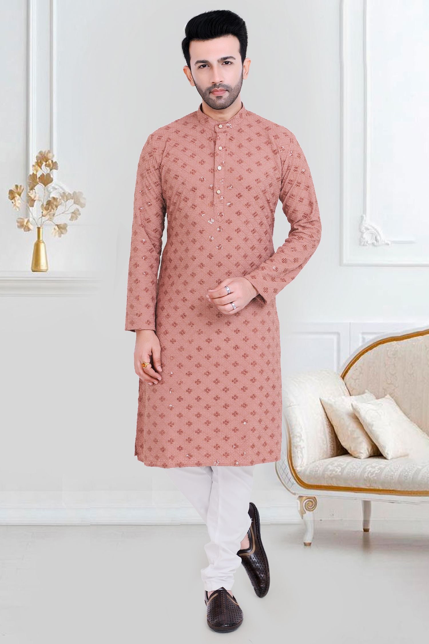Premium Chikankari Lucknowi Kurta