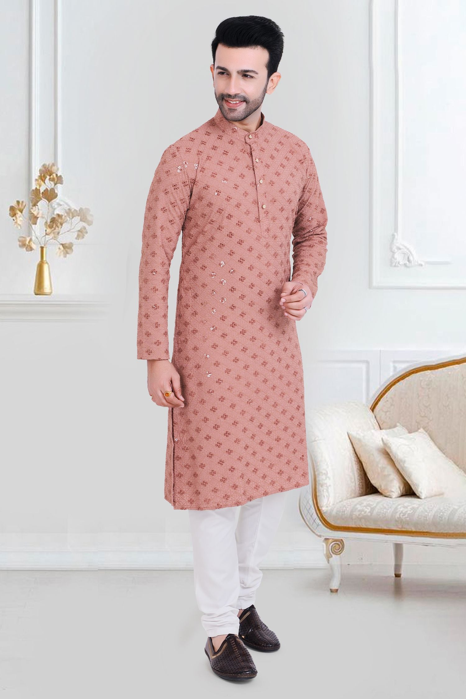 Premium Chikankari Lucknowi Kurta