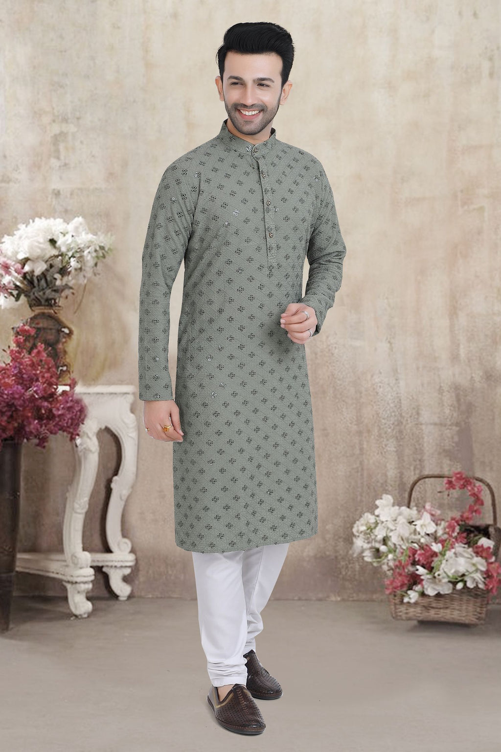 Premium Chikankari Lucknowi Kurta