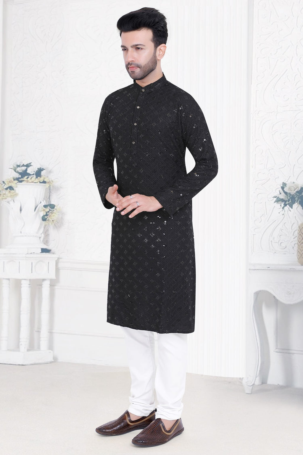 Premium Chikankari Lucknowi Kurta
