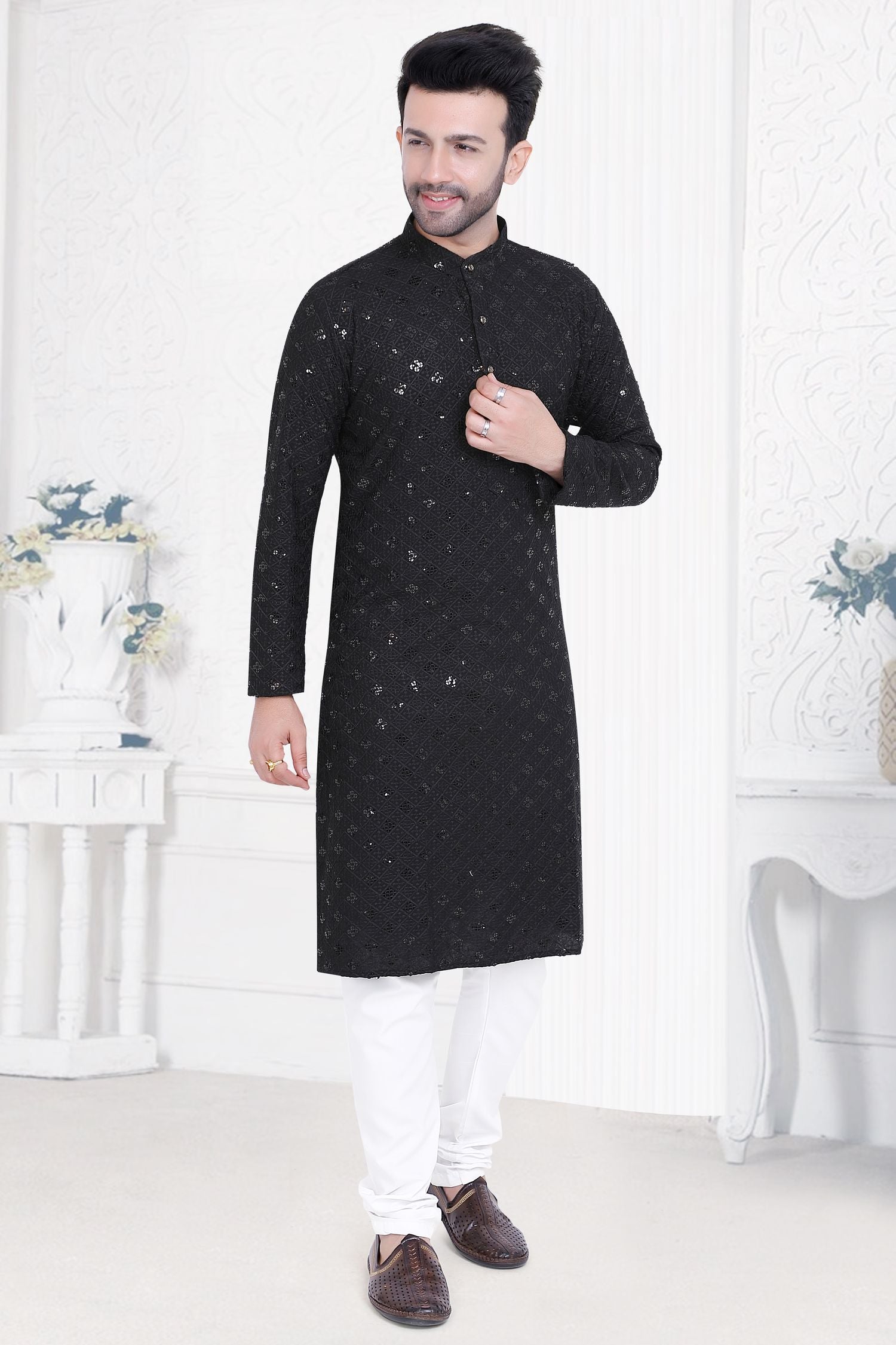 Premium Chikankari Lucknowi Kurta