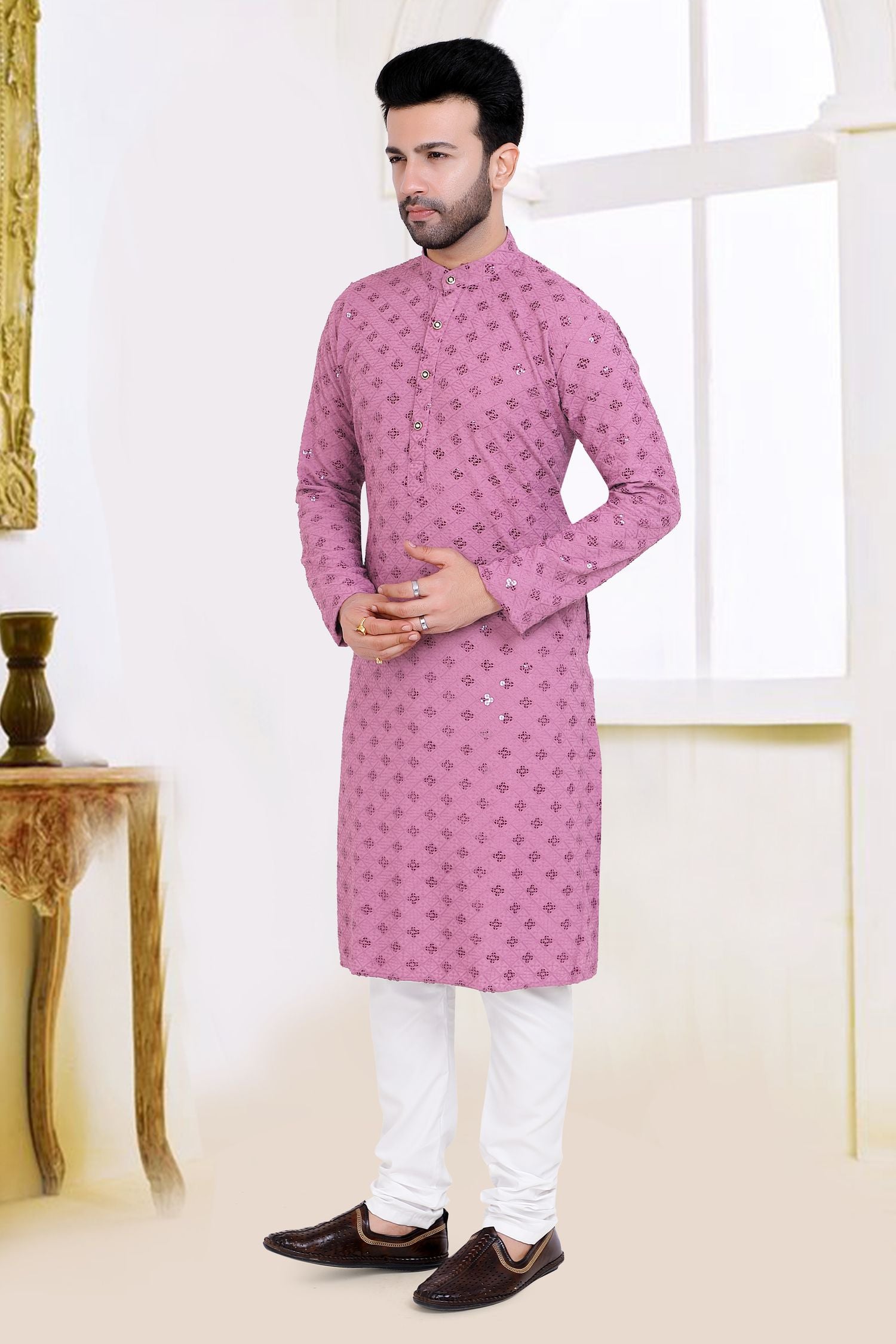 Premium Chikankari Lucknowi Kurta