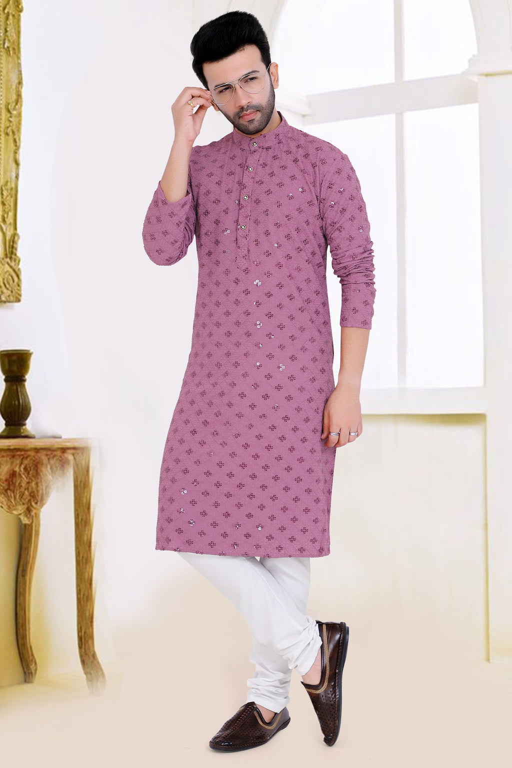 Premium Chikankari Lucknowi Kurta