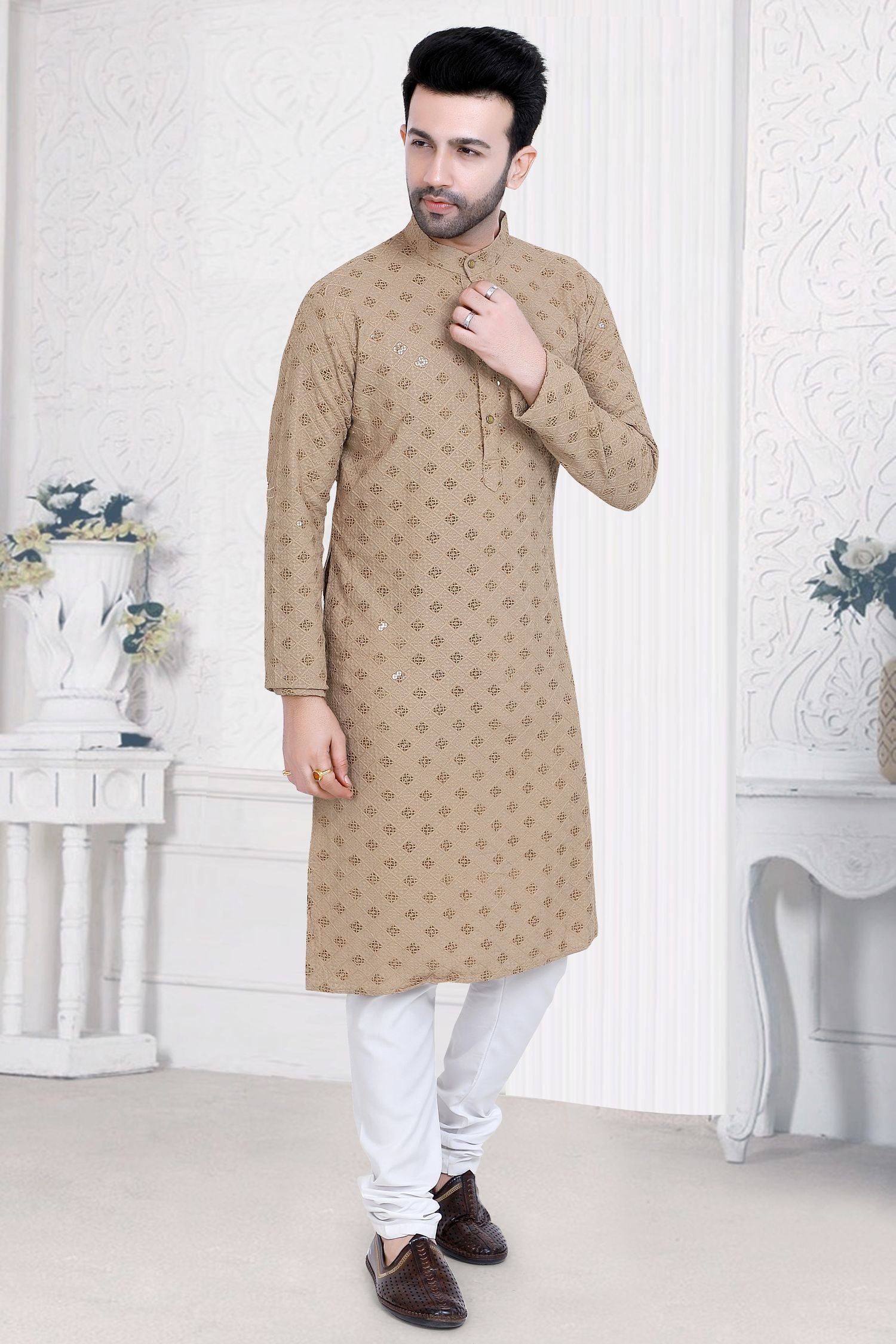 Premium Chikankari Lucknowi Kurta