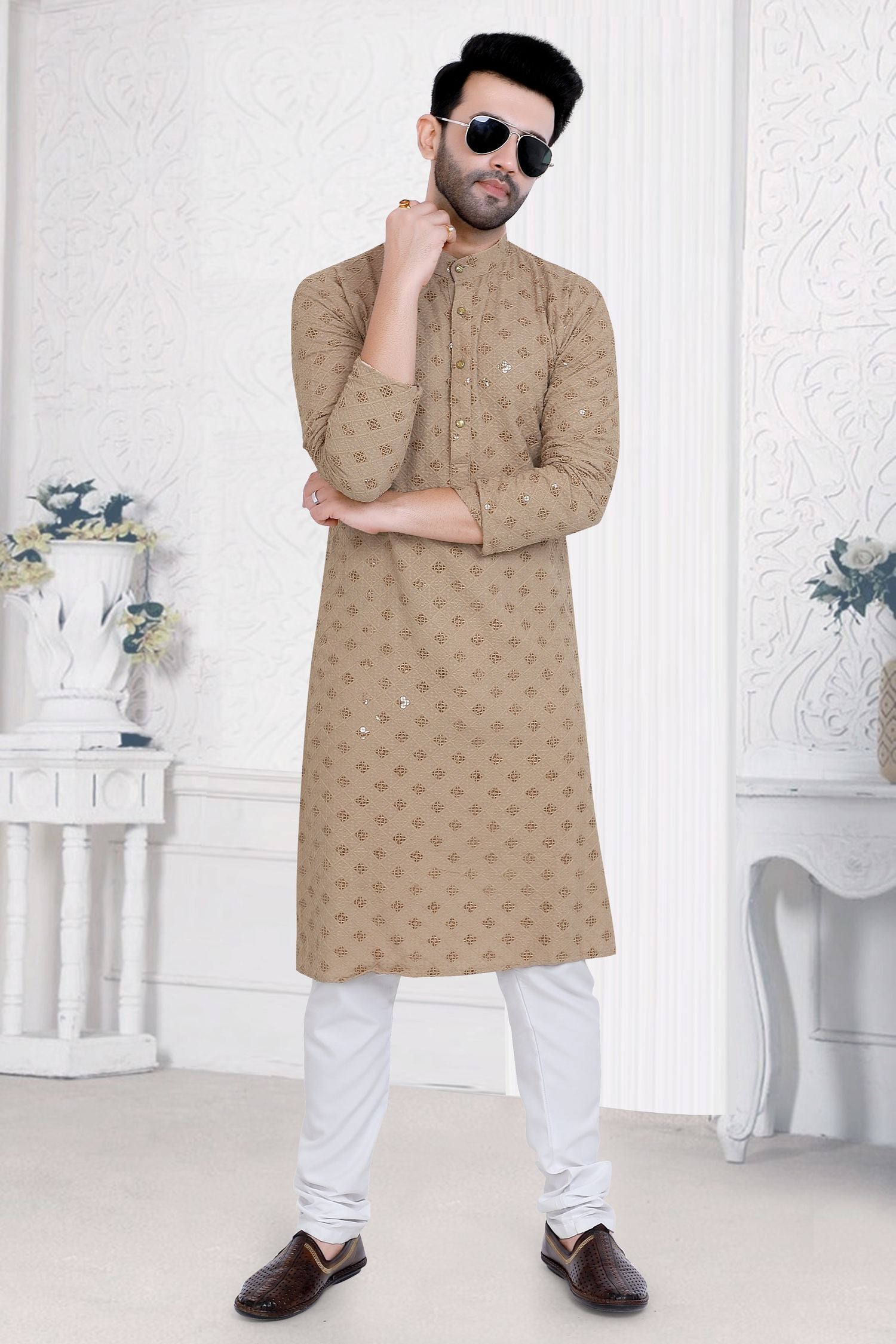 Premium Chikankari Lucknowi Kurta