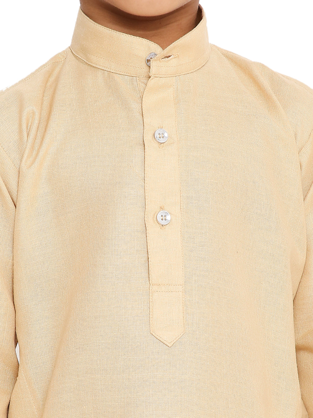 Biscuit Plain Kid's Kurta Set (2113)