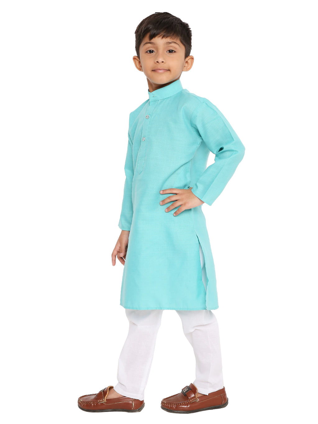 Light Rama Plain Kid's Kurta Set (2116)