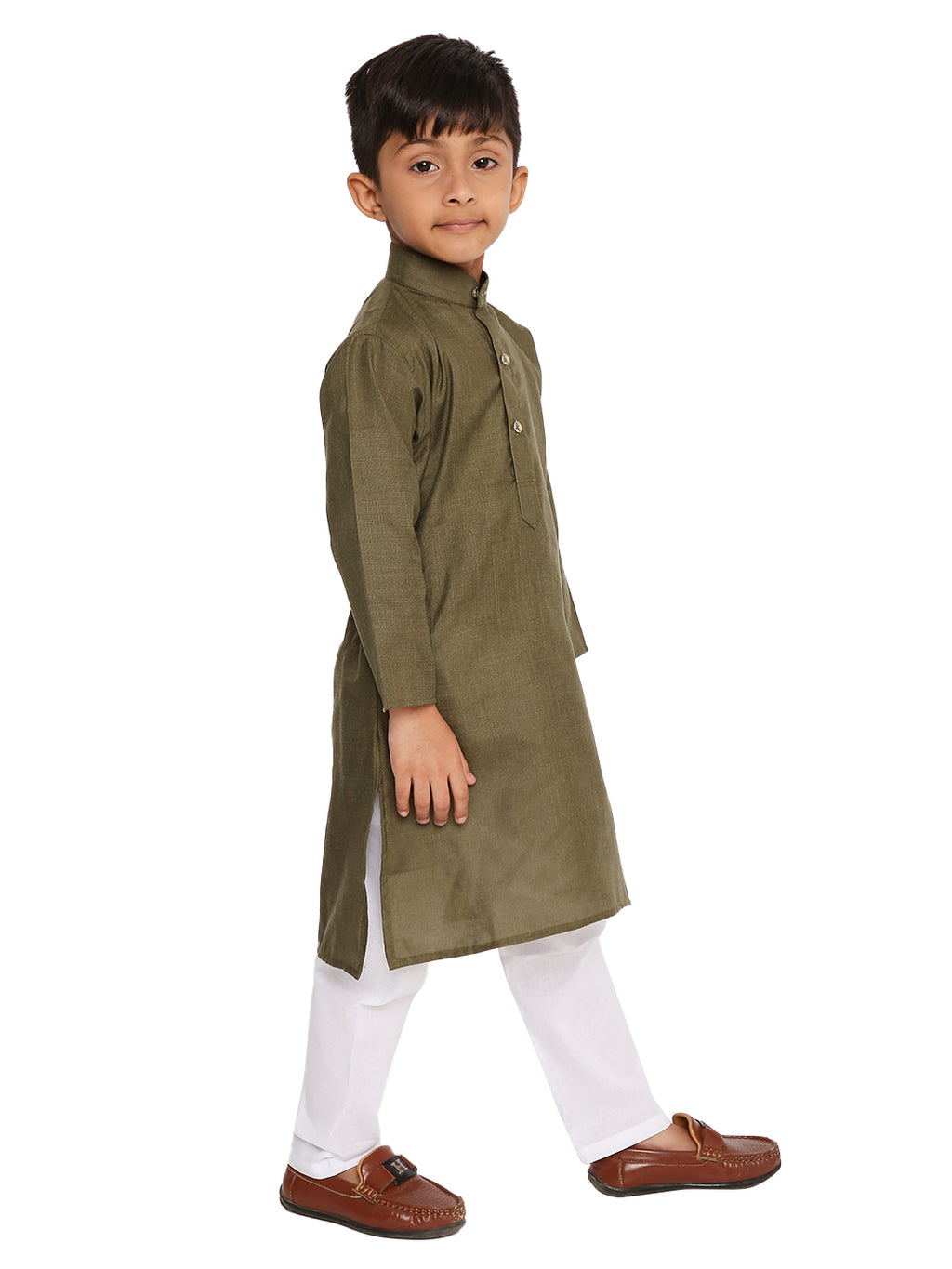 Mahendi Plain Kid's Kurta Set (2130)