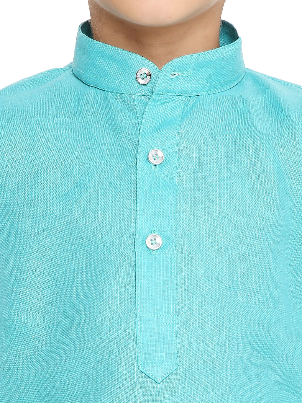 Rama Green Plain Kid's Kurta Set (2151)