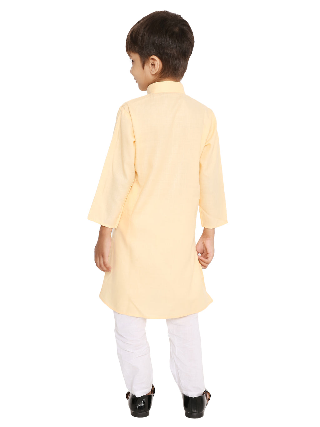Lemon Plain Kid's Kurta Set (2151)