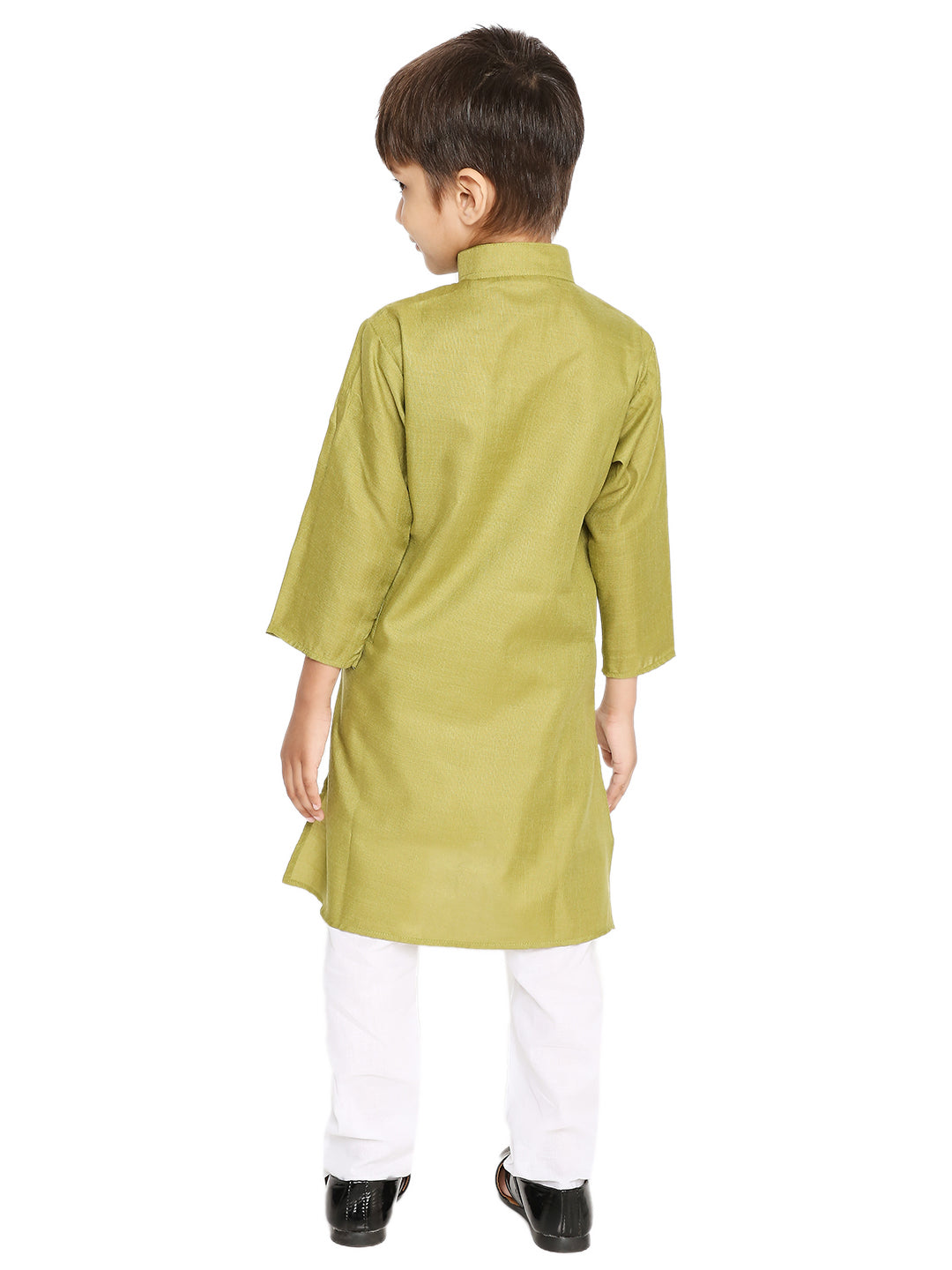 Khakhi Plain Kid's Kurta Set (2160)