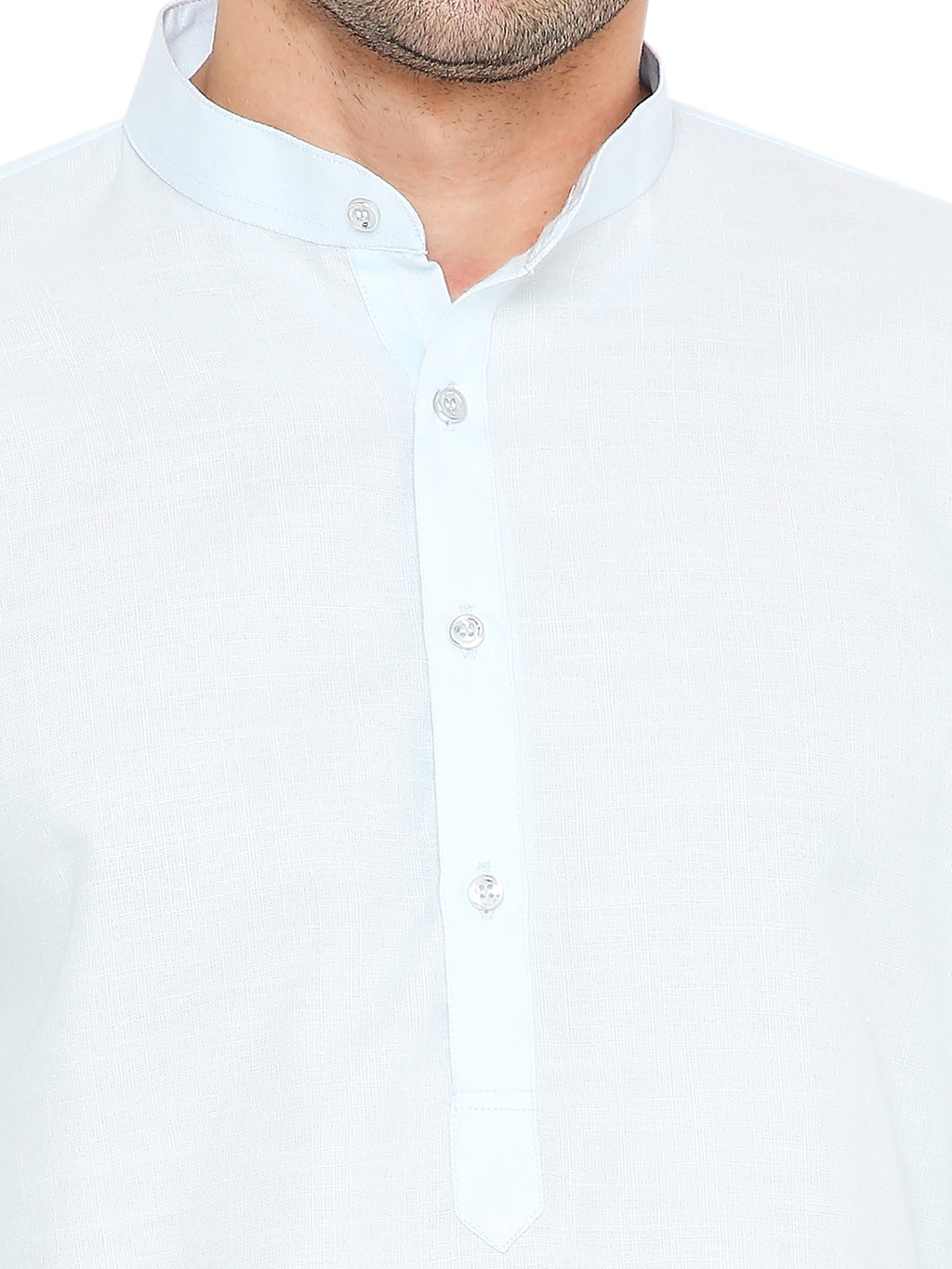 Light Sky Plain Kurta Set (1106)