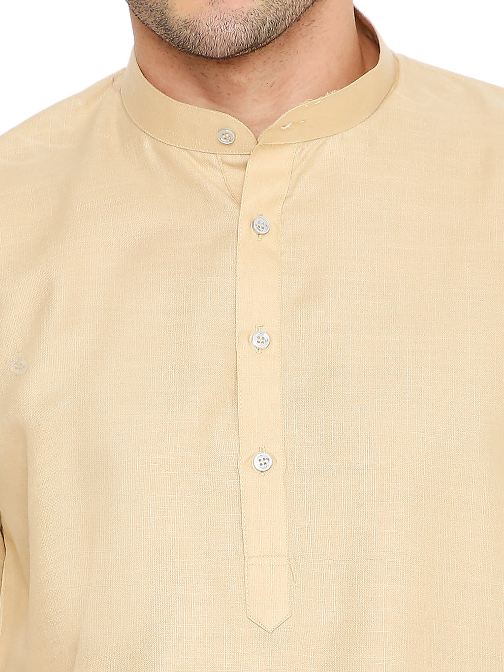 Biscuit Plain Kurta Set (1001)