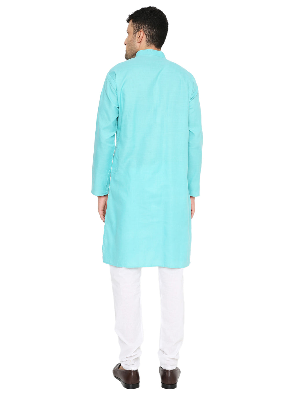 Light Rama Plain Kurta Set (1116)