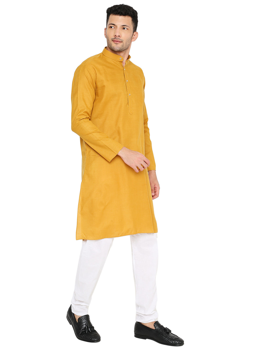 Rust Plain Kurta Set (1129)