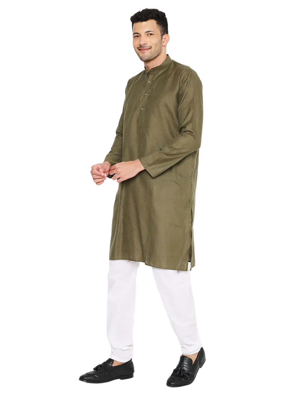Mahendi Plain Kurta Set (1130)