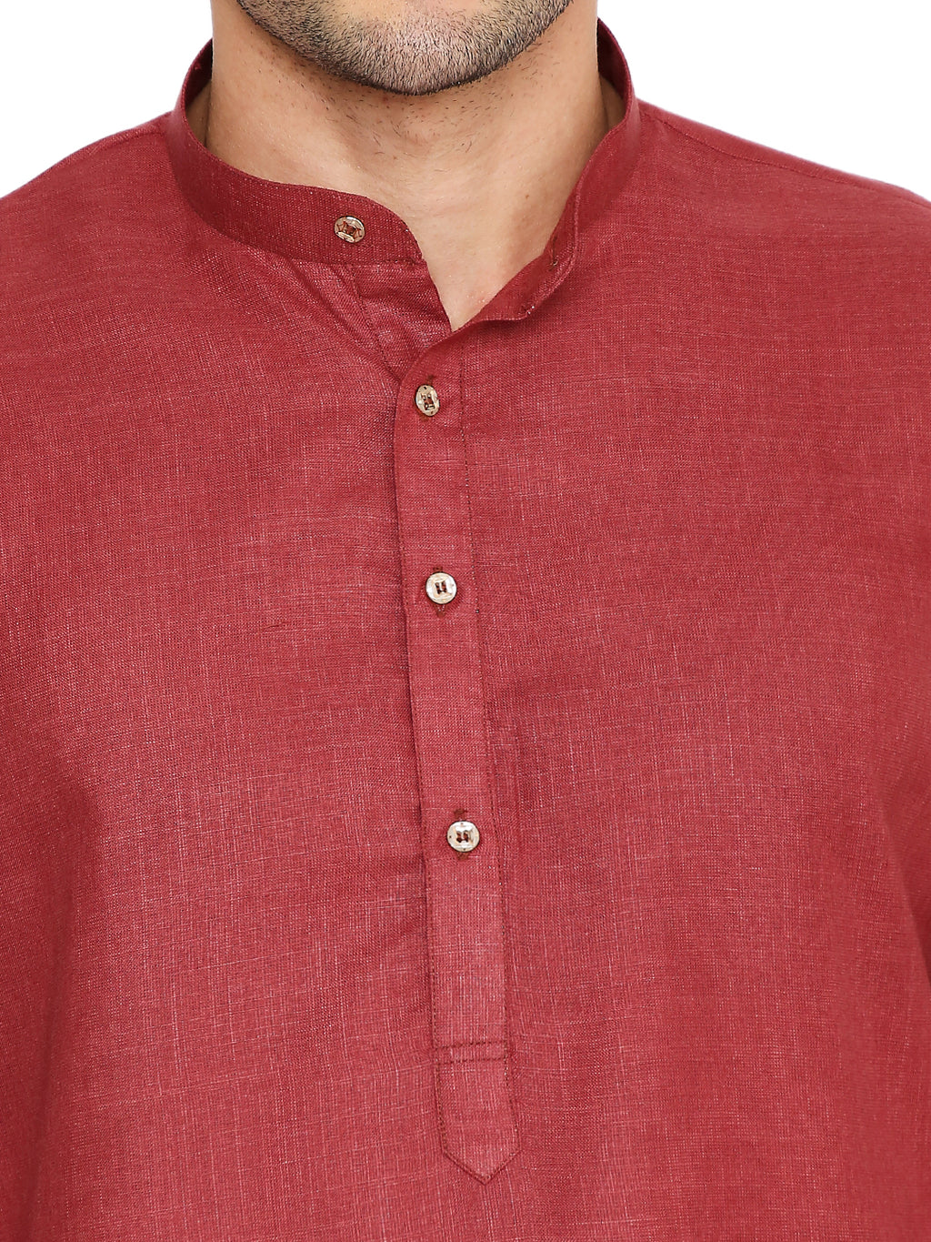 Dark Maroon Plain Kurta Set (1131)