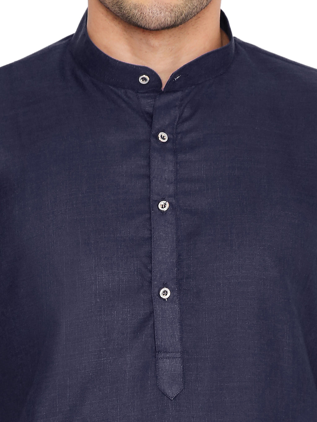 New Blue Plain Kurta Set (1135)